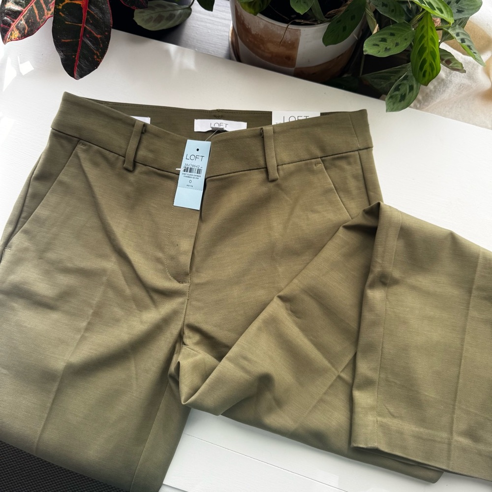 LOFT Women’s Olive Pants NWT